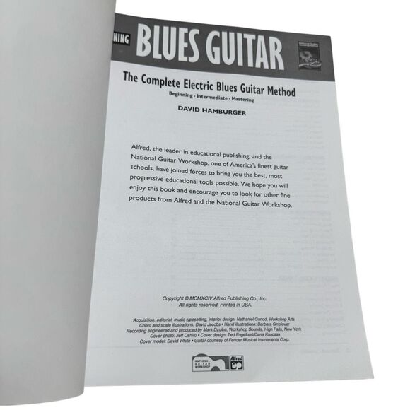 Alfred's Complete Mastering Electric Blues Guitar Method by Smith and Riker - Picture 4 of 7